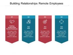 Building relationships remote employees ppt powerpoint presentation portfolio file formats cpb