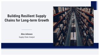 Building Resilient Supply Chains For Long Term Growth PPT Guidelines AT