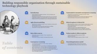 Building Responsible Organization Through Sustainable Technology Playbook Deck Good Appealing