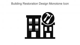 Building Restoration Design Monotone Icon In Powerpoint Pptx Png And Editable Eps Format