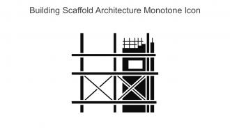 Building Scaffold Architecture Monotone Icon In Powerpoint Pptx Png And Editable Eps Format