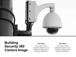 Building security 360 camera image