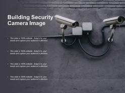 Building security camera image
