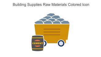 Building Supplies Raw Materials Colored Icon In Powerpoint Pptx Png And Editable Eps Format