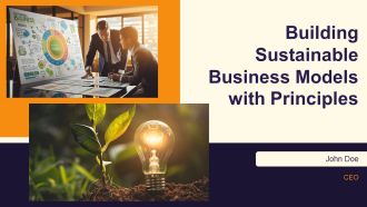 Building Sustainable Business Models With Principles PPT PowerPoint AT