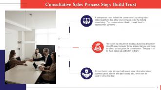 Building Trust A Step In Consultative Sales Process Training Ppt