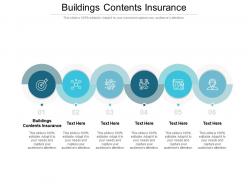Buildings contents insurance ppt powerpoint presentation styles outfit cpb
