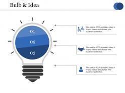 Bulb and idea ppt file icon
