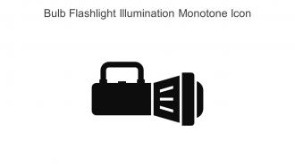Bulb Flashlight Illumination Monotone Icon In Powerpoint Pptx Png And Editable Eps Format
