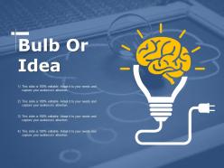 Bulb or idea adkar model ppt infographic template clipart