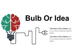 92086827 style variety 3 idea-bulb 2 piece powerpoint presentation diagram infographic slide
