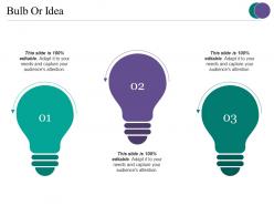 94902285 style variety 3 idea-bulb 3 piece powerpoint presentation diagram infographic slide