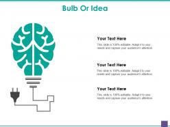 Bulb or idea powerpoint slide rules