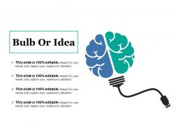 Bulb or idea powerpoint slide themes
