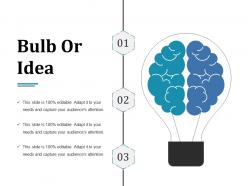Bulb or idea ppt deck