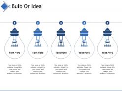 Bulb Or Idea Ppt File Master Slide