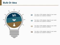 Bulb Or Idea Ppt Pictures Display