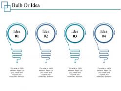 Bulb or idea ppt professional images