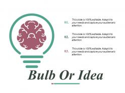 Bulb or idea ppt slides design inspiration