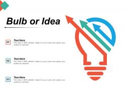 Bulb or idea technology marketing planning innovation management