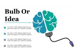 Bulb or idea technology mind map f486 ppt powerpoint presentation outline icon
