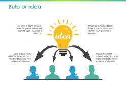 1904338 style variety 3 idea-bulb 4 piece powerpoint presentation diagram infographic slide