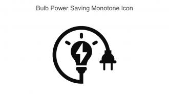Bulb Power Saving Monotone Icon In Powerpoint Pptx Png And Editable Eps Format