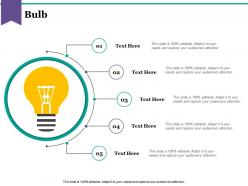 Bulb powerpoint slide images