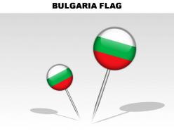 Bulgaria country powerpoint flags