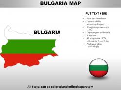 Bulgaria country powerpoint maps