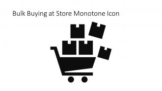 Bulk Buying At Store Monotone Icon In Powerpoint Pptx Png And Editable Eps Format