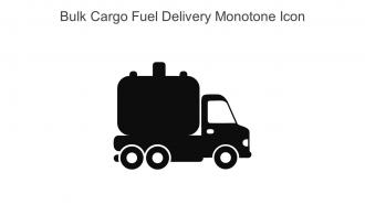 Bulk Cargo Fuel Delivery Monotone Icon In Powerpoint Pptx Png And Editable Eps Format