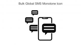 Bulk Global SMS Monotone Icon In Powerpoint Pptx Png And Editable Eps Format