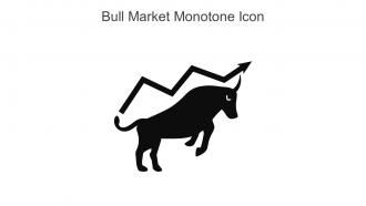 Bull Market Monotone Icon In Powerpoint Pptx Png And Editable Eps Format