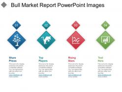 Bull market report powerpoint images