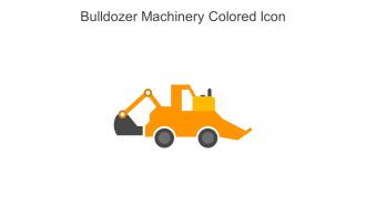 Bulldozer Machinery Colored Icon In Powerpoint Pptx Png And Editable Eps Format