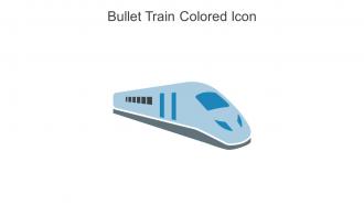 Bullet Train Colored Icon In Powerpoint Pptx Png And Editable Eps Format