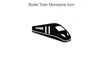 Bullet Train Monotone Icon In Powerpoint Pptx Png And Editable Eps Format