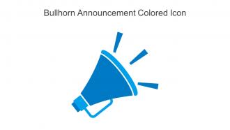 Bullhorn Announcement Colored Icon In Powerpoint Pptx Png And Editable Eps Format