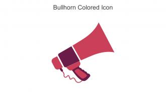 Bullhorn Colored Icon In Powerpoint Pptx Png And Editable Eps Format