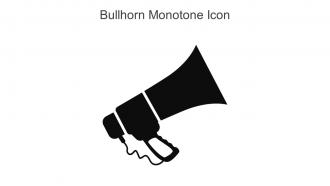 Bullhorn Monotone Icon In Powerpoint Pptx Png And Editable Eps Format