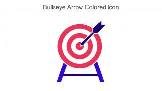 Bullseye Arrow Colored Icon In Powerpoint Pptx Png And Editable Eps Format