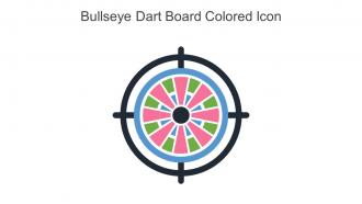 Bullseye Dart Board Colored Icon In Powerpoint Pptx Png And Editable Eps Format