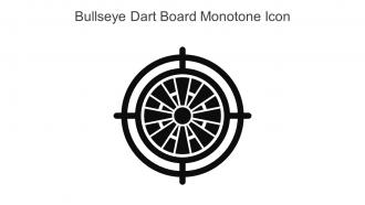 Bullseye Dart Board Monotone Icon In Powerpoint Pptx Png And Editable Eps Format