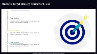 Bullseye Framework Stratagies Powerpoint Ppt Template Bundles