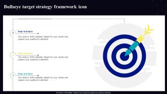 Bullseye Target Strategy Framework Icon
