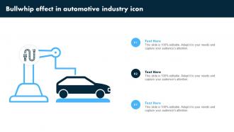 Bullwhip Effect In Automotive Industry Icon