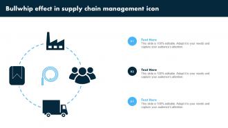Bullwhip Effect In Supply Chain Management Icon