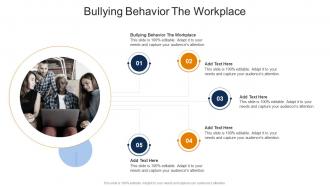 Bullying Behavior The Workplace In Powerpoint And Google Slides Cpb