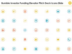 Bumble investor funding elevator pitch deck icons slide ppt outline microsoft